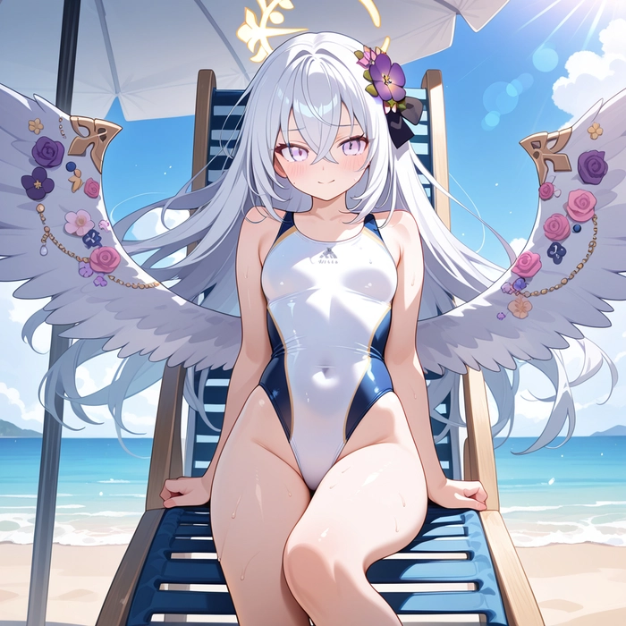 Shirasu Azusa swimsuit đẹp