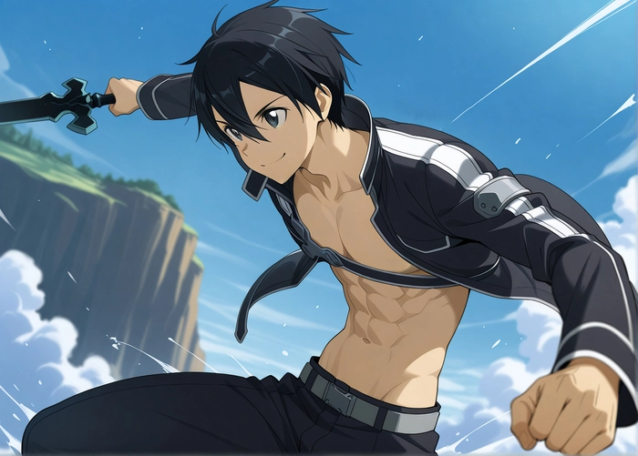 Sword Art Online Kirito ngầu lạnh lùng