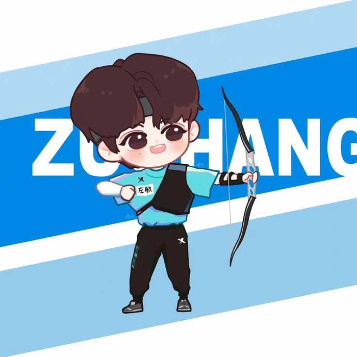 Tả Hàng chibi cute phong cách anime