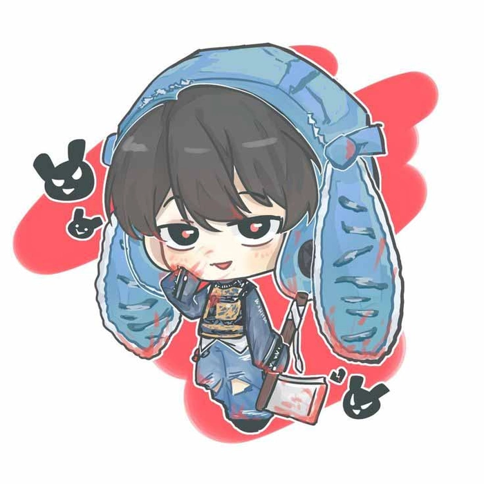 Tả Hàng chibi đáng yêu và tinh nghịch