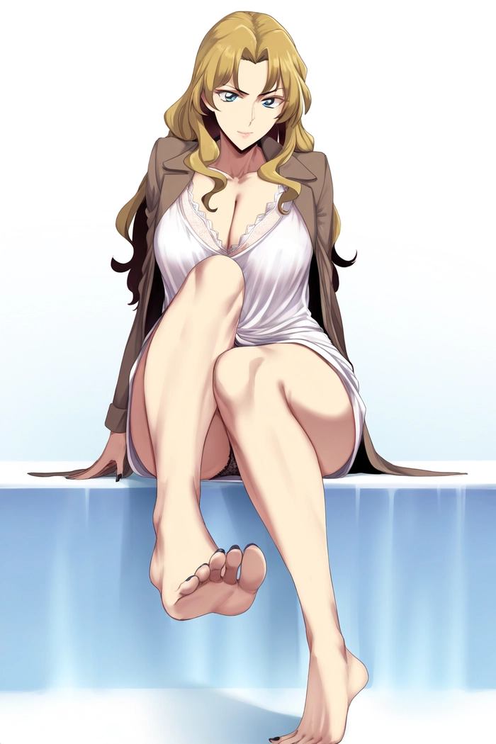 Vermouth trong Conan với thần thái ma mị