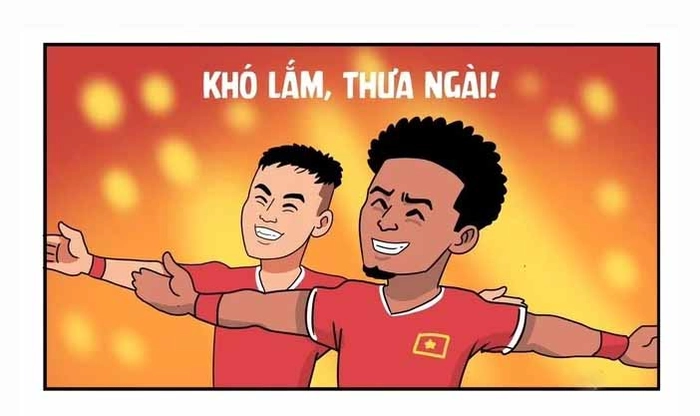 Xuân Son chibi tạo dáng cute