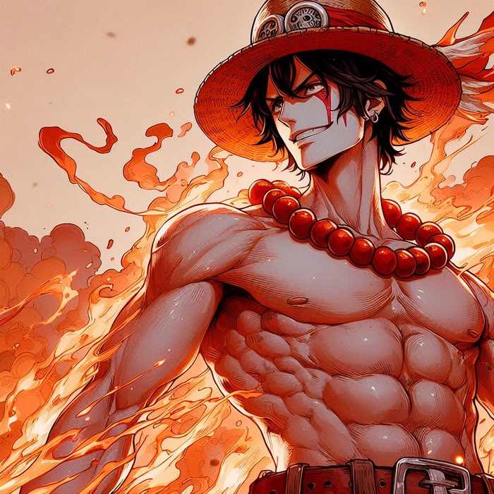 Ảnh Ace cute trong anime One Piece