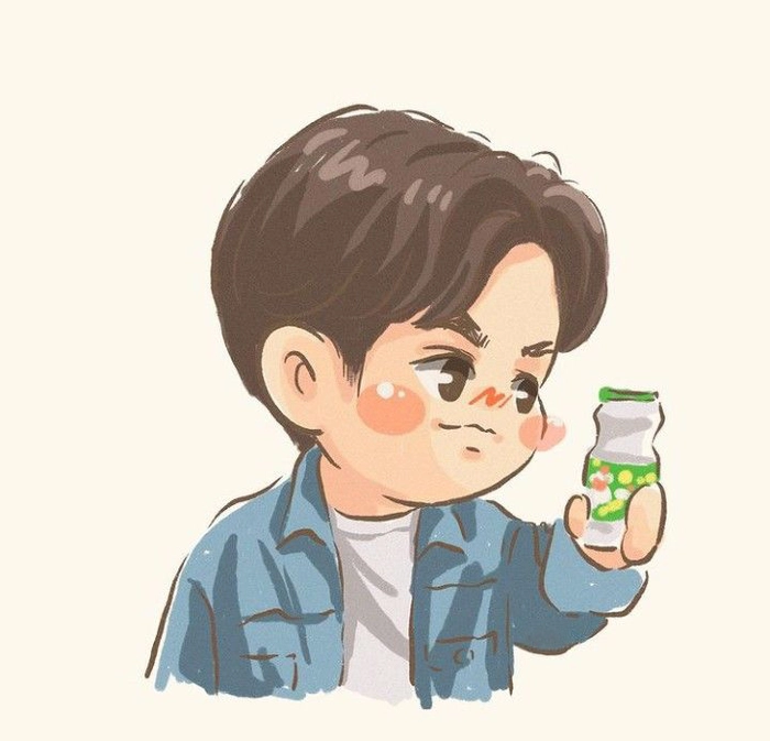 Ảnh Bright Vachirawit chibi dễ thương hết nấc