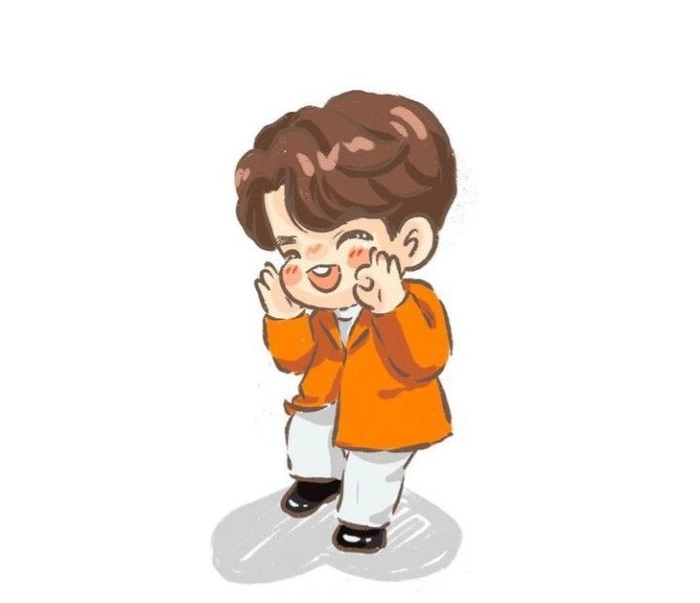 Ảnh Bright Vachirawit chibi đẹp lung linh