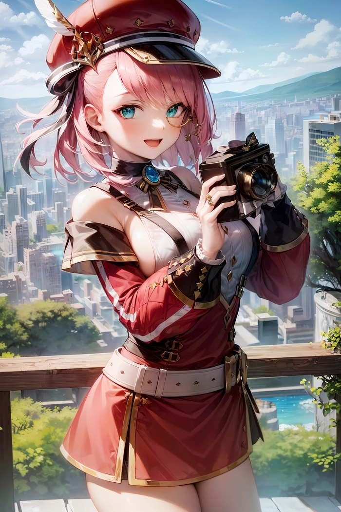 Ảnh Charlotte Genshin cá tính và cuốn hút