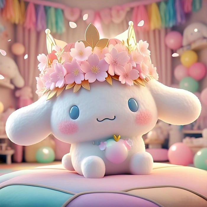 Ảnh Cinnamoroll anime lung linh đầy màu sắc