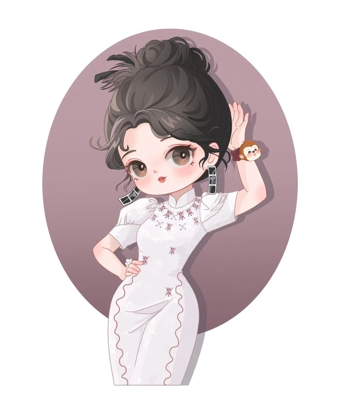 Ảnh Dương Tử cute phong cách chibi đẹp