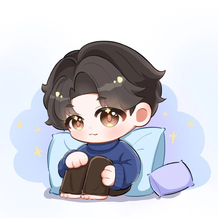 Ảnh Hải Đăng Doo chibi cute siêu đáng yêu