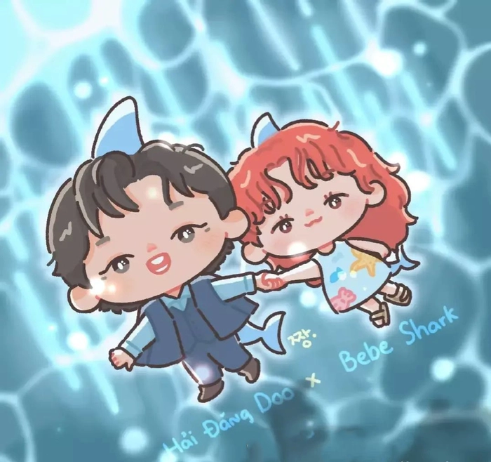 Ảnh Hải Đăng Doo chibi đáng yêu thu hút fan