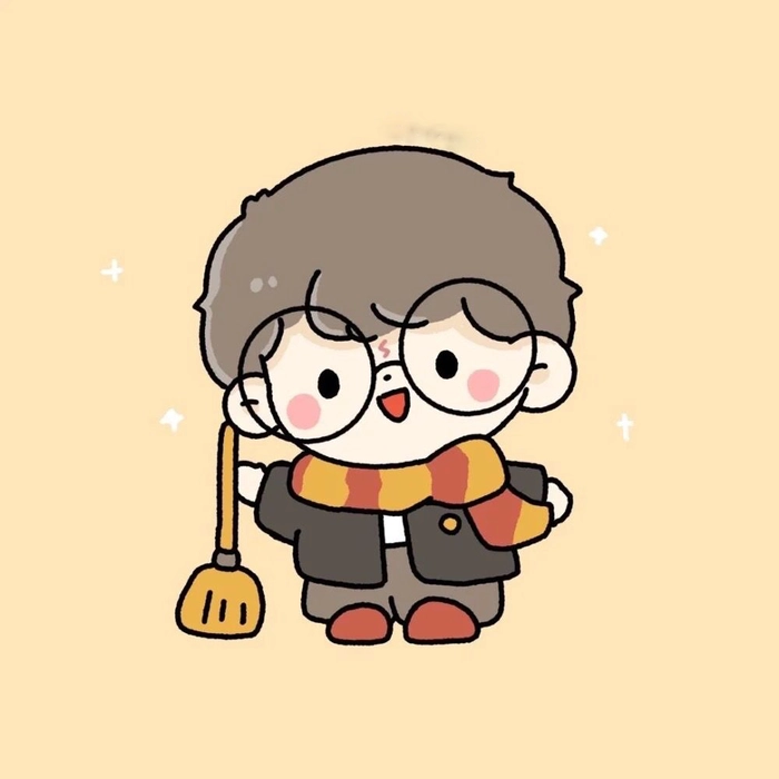 Ảnh Harry Potter anime chibi ấn tượng
