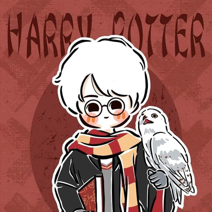 Ảnh Harry Potter anime chibi phong cách