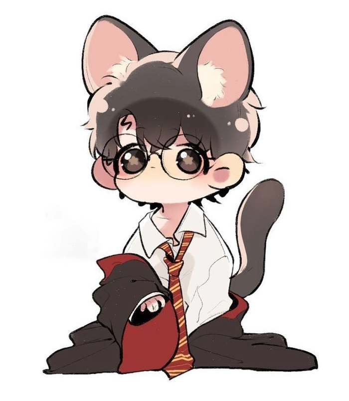 Ảnh Harry Potter chibi cute siêu xinh