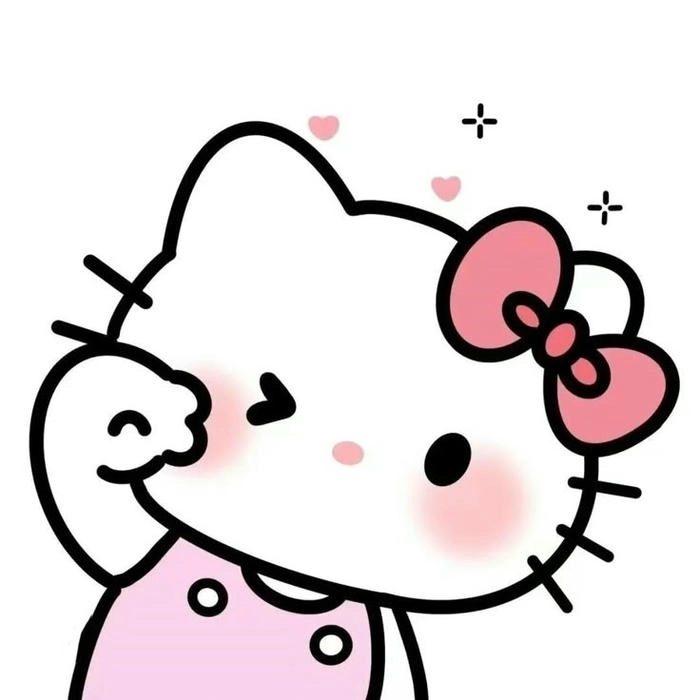 Ảnh Hello Kitty cute ngộ nghĩnh dễ mến
