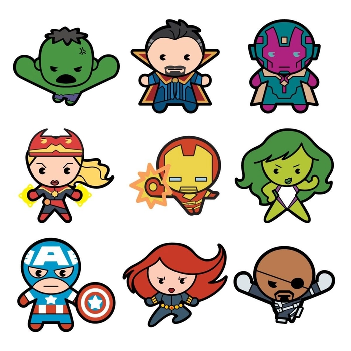 Ảnh Marvel chibi độc đáo phong cách chibi cute