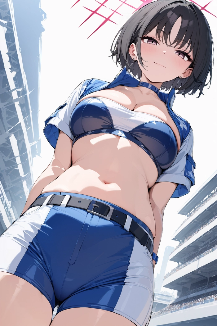 Ảnh Misaki Blue Archive sexy nóng bỏng