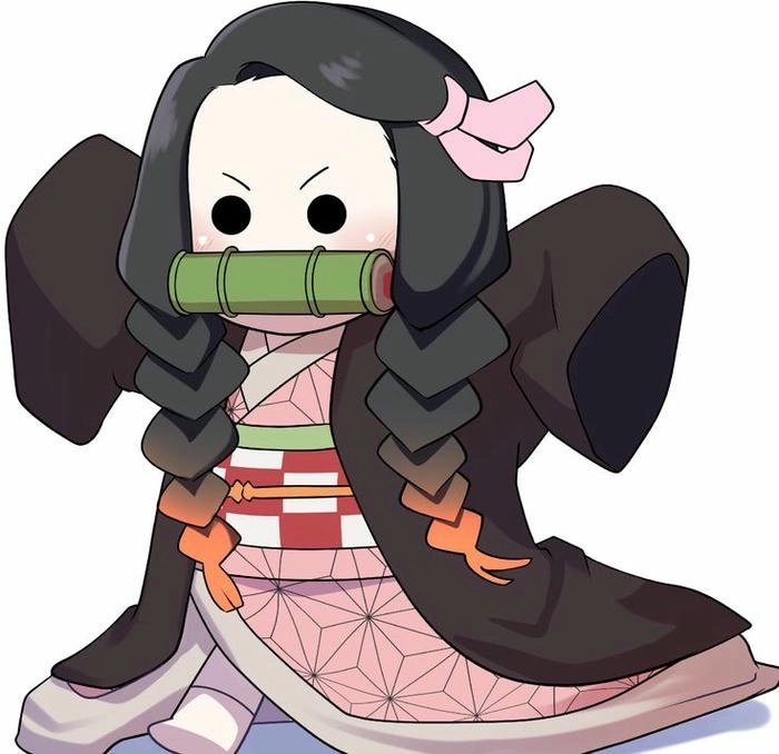 Ảnh Nezuko chibi cute dễ thương