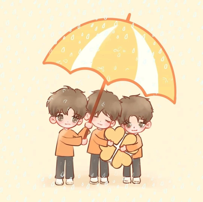 Ảnh TFBoys chibi cute đáng yêu