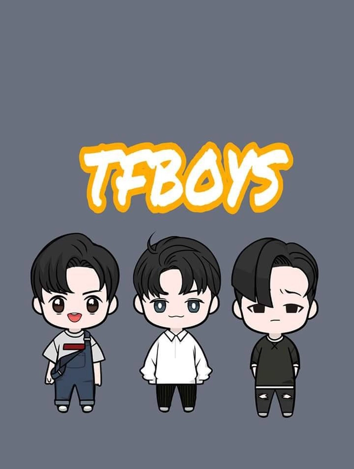 Ảnh TFBoys chibi đáng yêu siêu xinh
