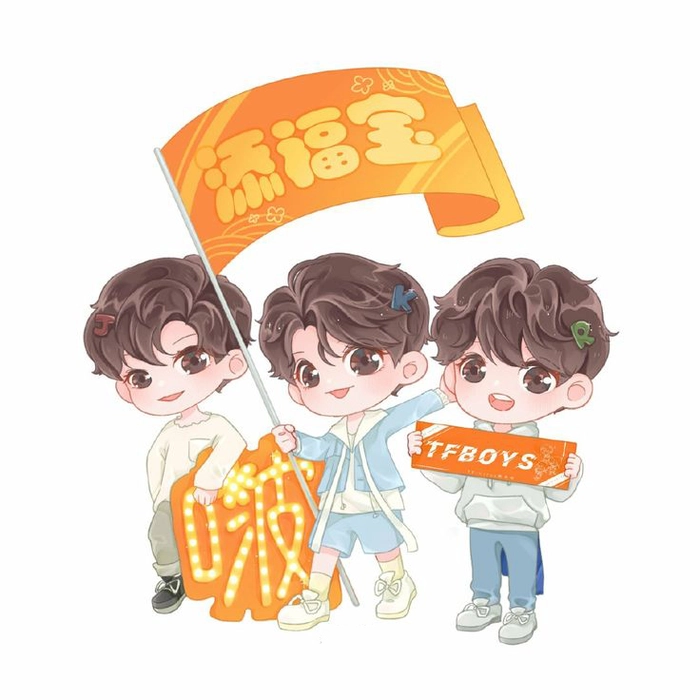 Ảnh TFBoys chibi dễ thương