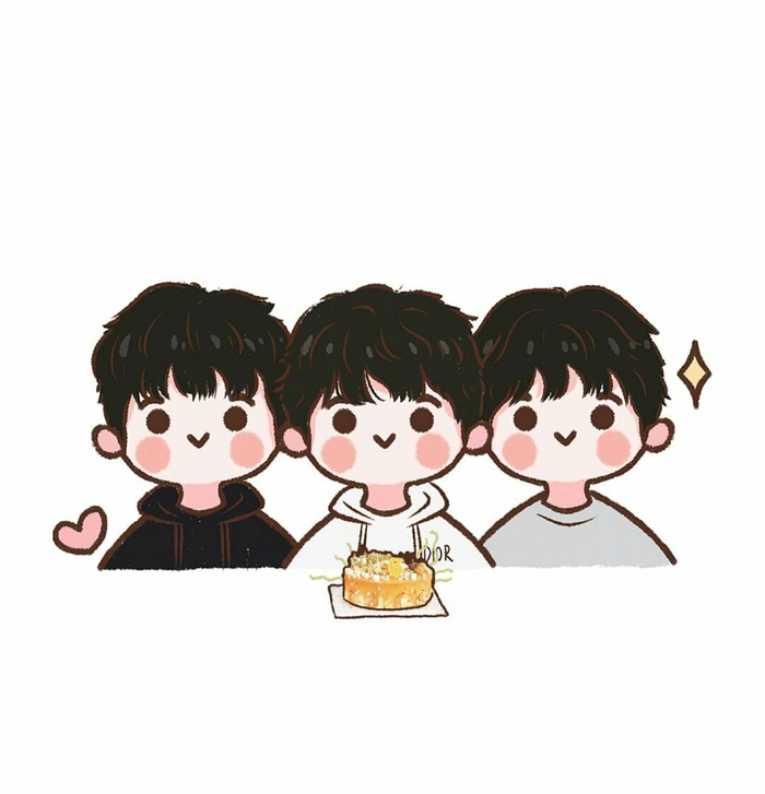 Ảnh TFBoys chibi đẹp và dễ thương