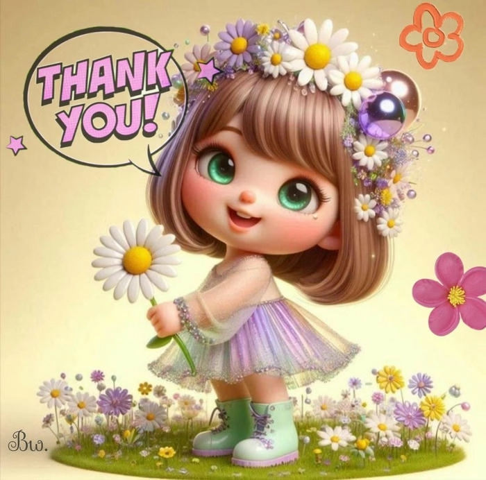 Ảnh Thank You đẹp lung linh