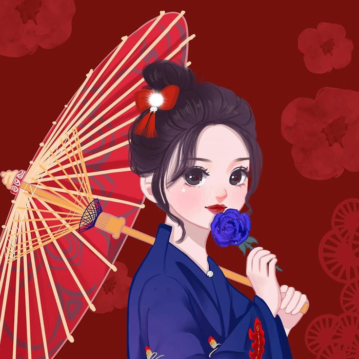 Ảnh Triệu Lệ Dĩnh chibi cute đáng yêu