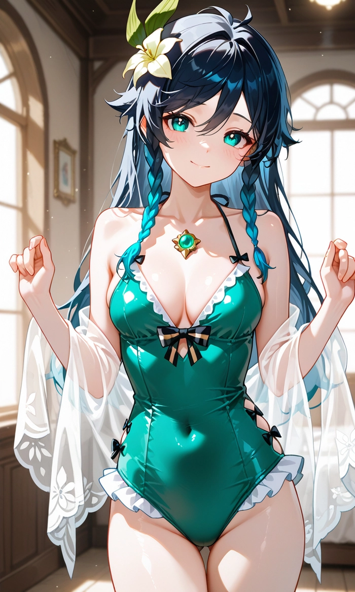 Ảnh Venti Genshin Impact chibi cute