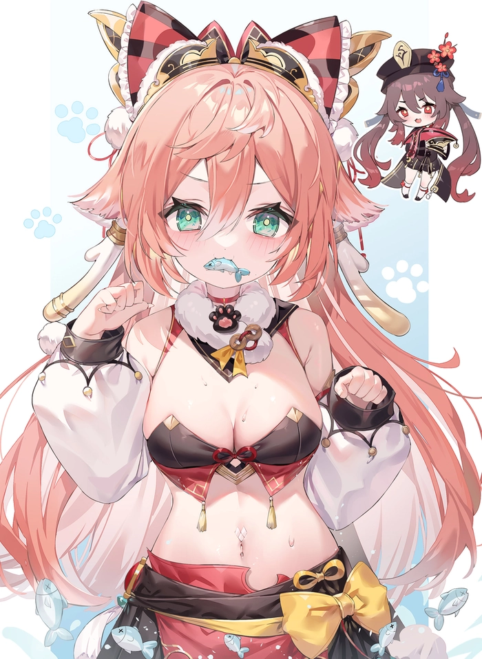 Ảnh Yanfei Genshin Impact nghệ thuật