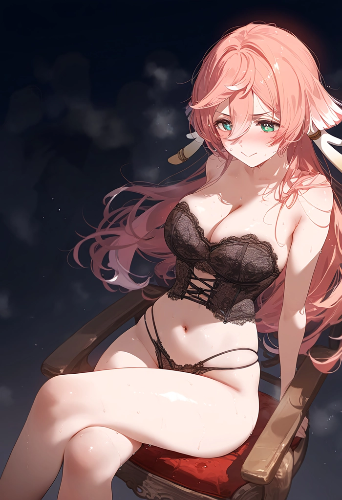 Ảnh Yanfei Genshin Impact tinh nghịch