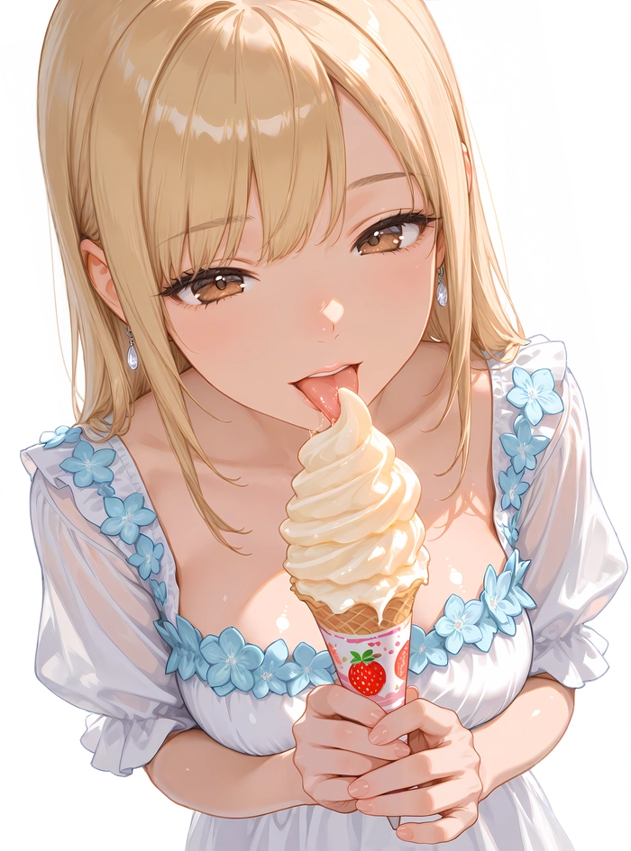 Ảnh anime gái lè lưỡi cá tính độc đáo