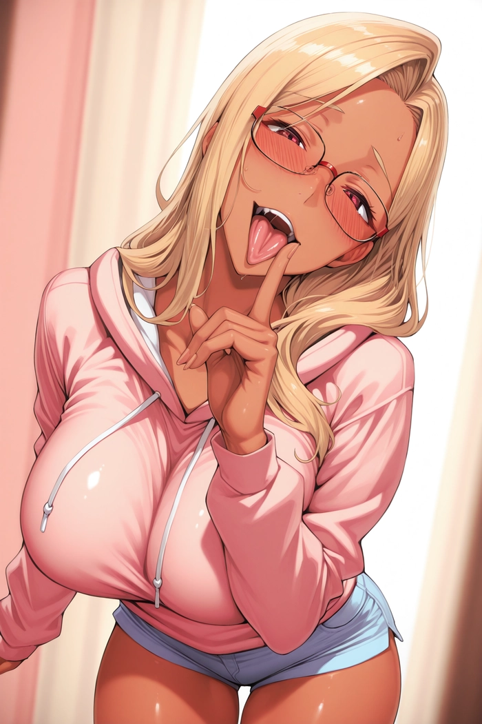 Ảnh anime gái lè lưỡi cute và dễ thương
