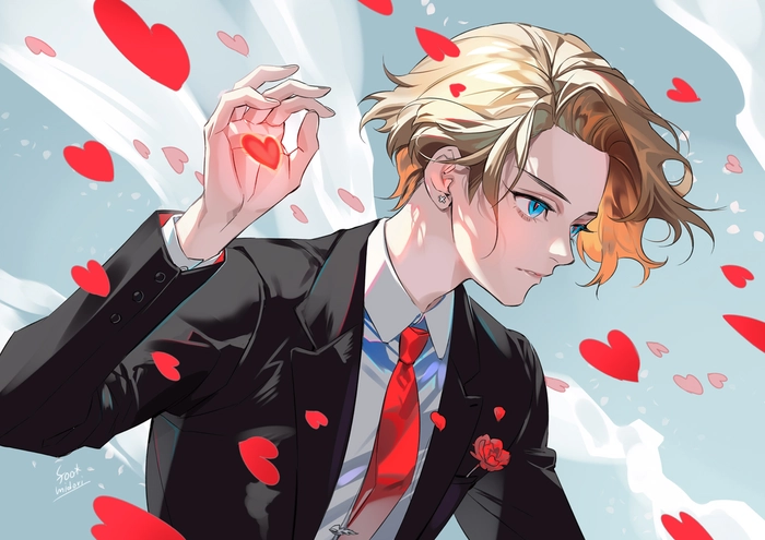 Ảnh anime nam ngầu 4K sắc nét đầy cuốn hút