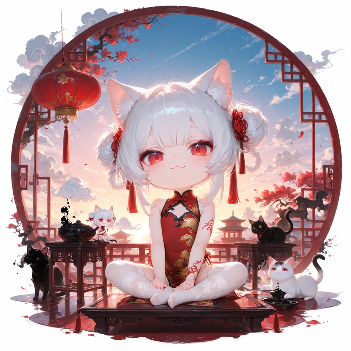Ảnh anime nữ ngầu tóc trắng trẻ trung