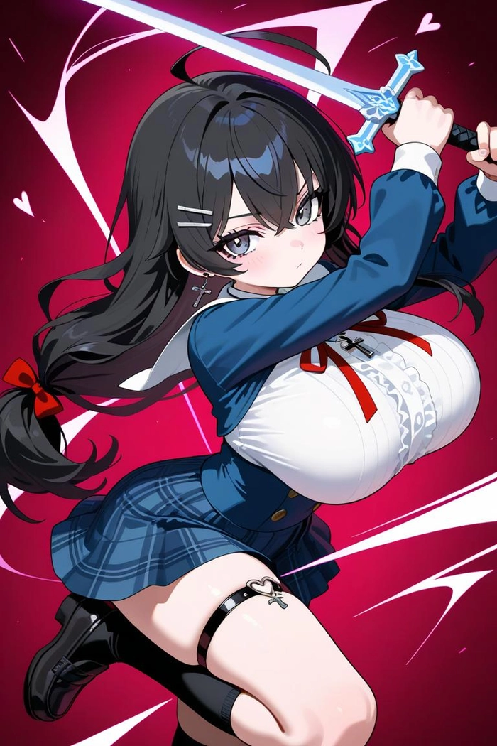 Ảnh anime nữ tóc dài đẹp cuốn hút
