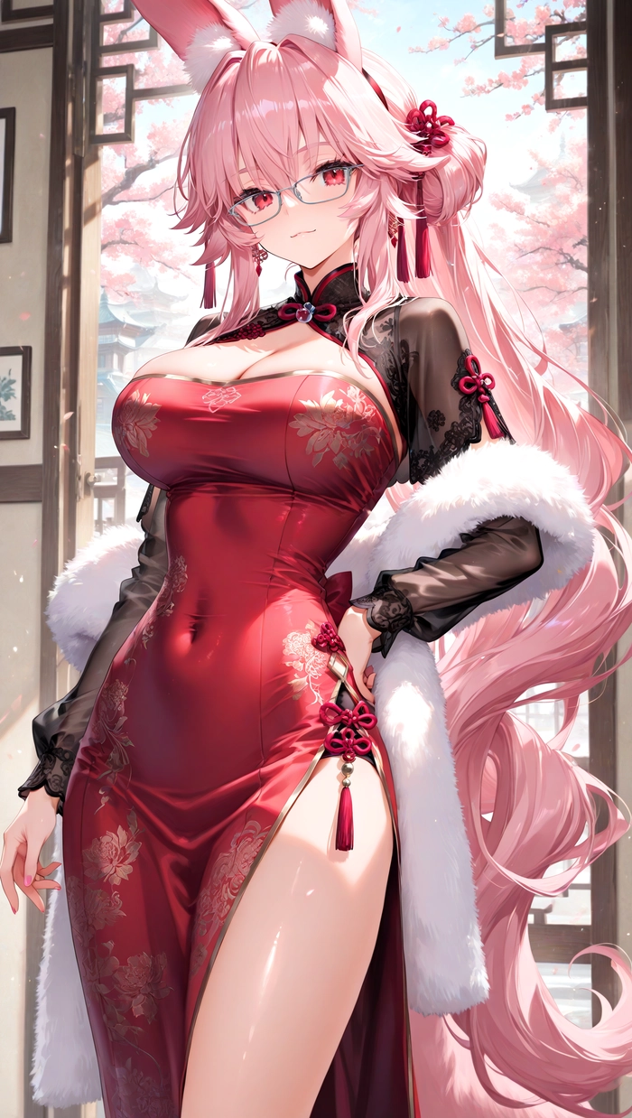 Ảnh anime nữ tóc dài quyến rũ