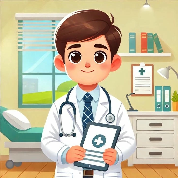 Ảnh bác sĩ hoạt hình cute được yêu thích