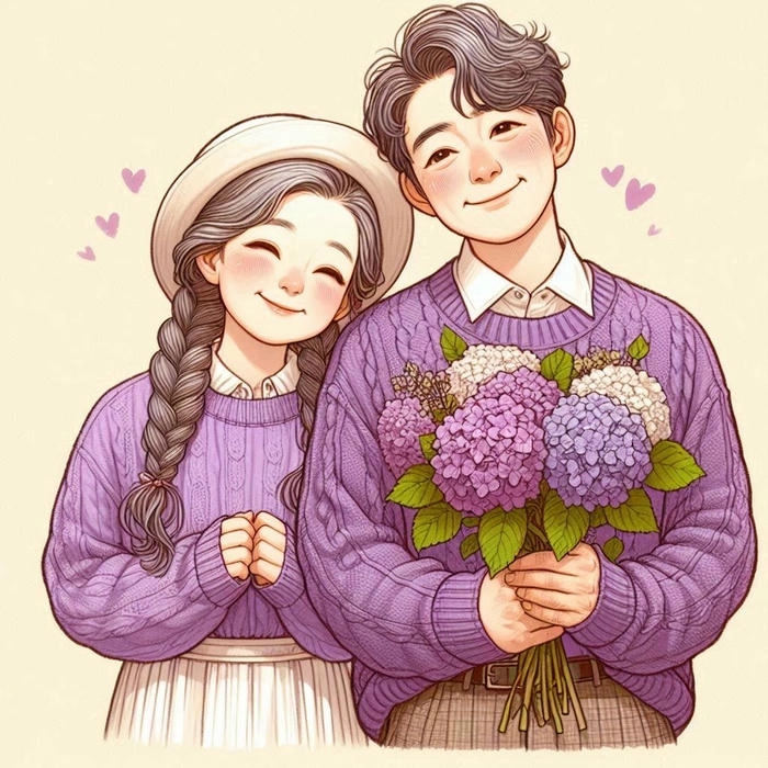 Ảnh cặp đôi hoạt hình cute ấn tượng