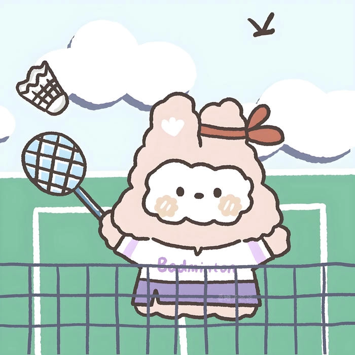 Ảnh cầu lông chibi dễ thương