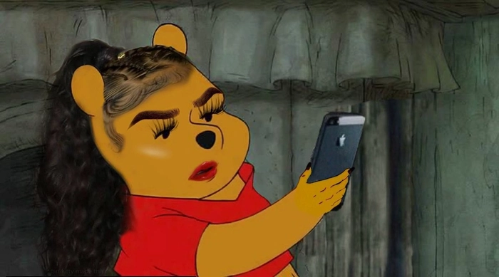 Ảnh chế gấu Pooh meme độc đáo bá đạo
