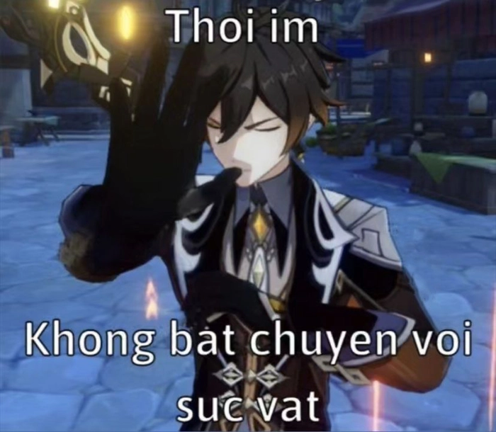 Ảnh chế meme Genshin Impact lầy lội