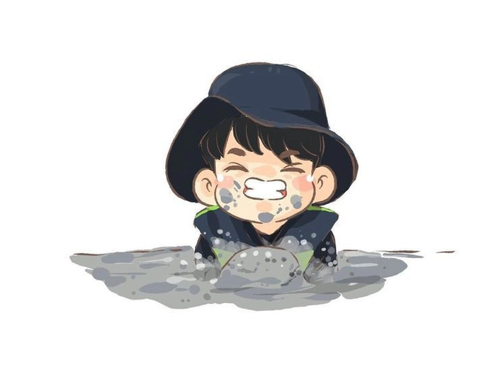 Ảnh chibi BrightWin đáng yêu lung linh