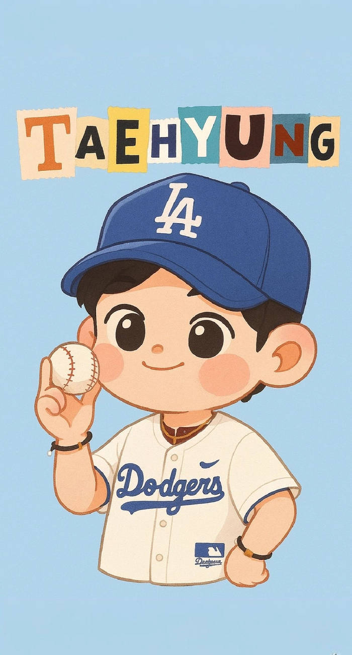 Ảnh chibi V BTS cute dễ thương