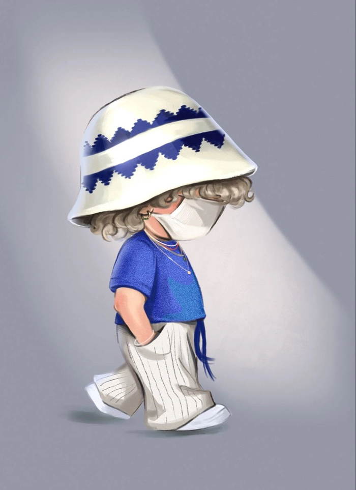 Ảnh chibi V BTS dễ thương nhất