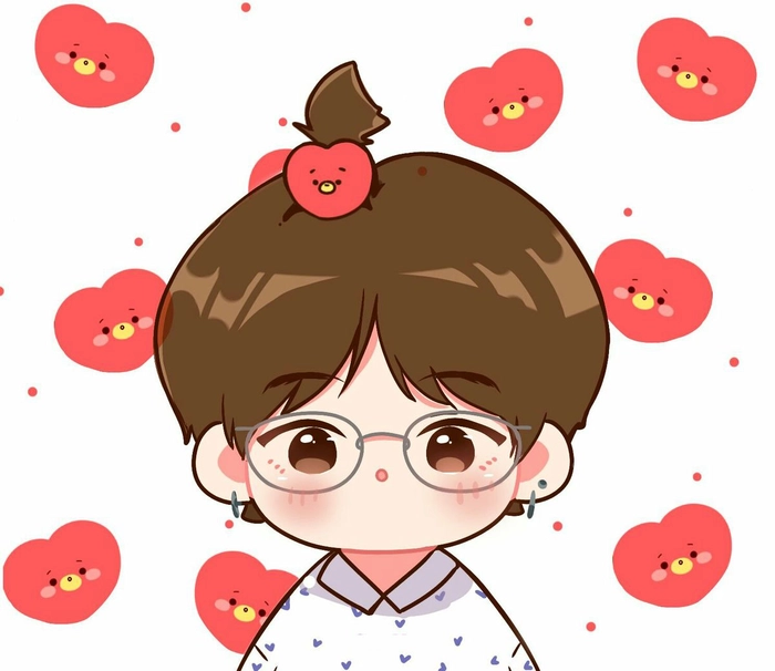 Ảnh chibi V BTS ngọt ngào cute