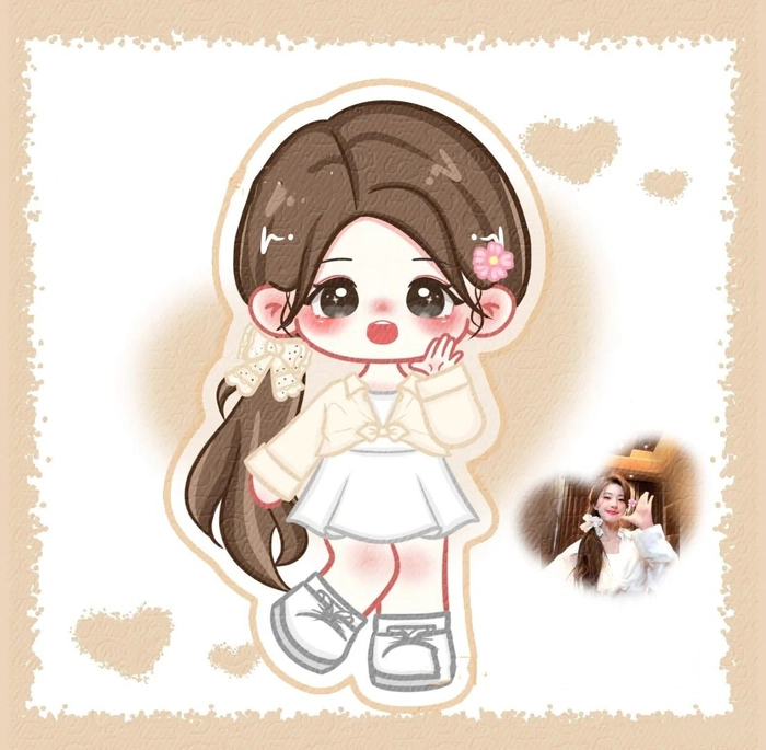 Ảnh chibi của Triệu Lộ Tư dễ thương