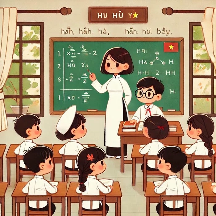 Ảnh cô giáo chibi cute ngọt ngào dễ thương