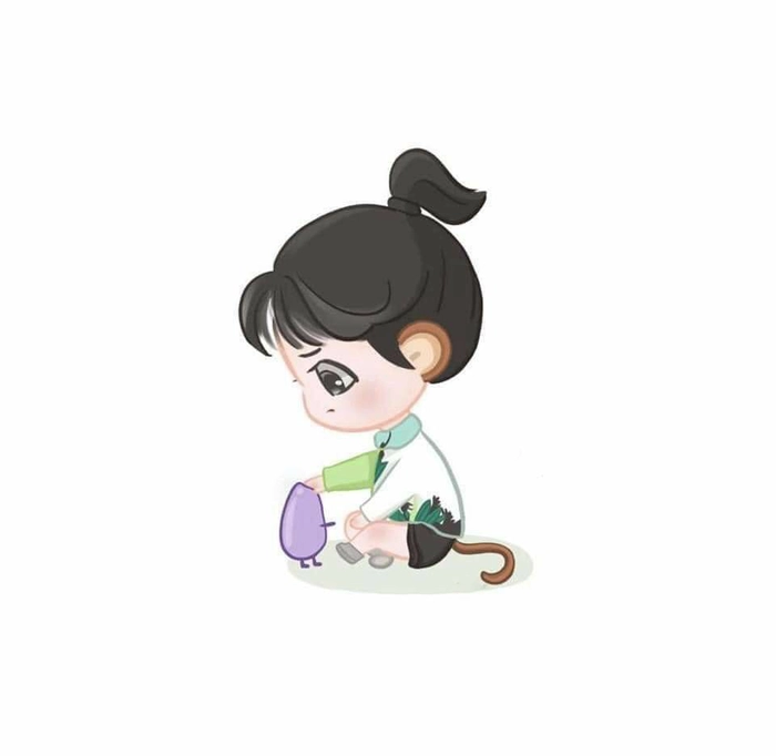 Ảnh của Dương Tử cute trong phong cách chibi