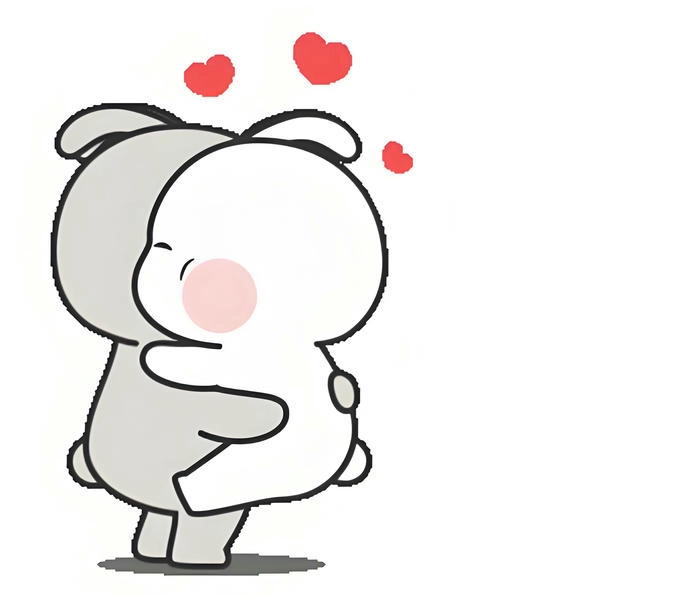 Ảnh cute ôm nhau ngộ nghĩnh