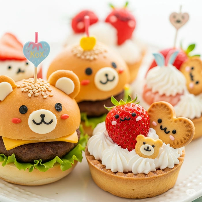 Ảnh đồ ăn hoạt hình cute hài hước